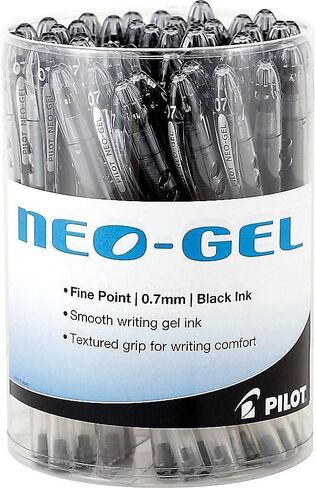 PILOT Neo-Gel Gel Pens, Fine Point, Black Ink in Saudi Arabia