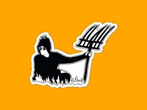 David Rose Sticker, 2" in Saudi Arabia