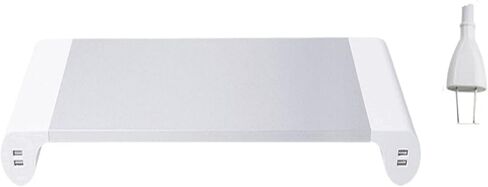 Aluminum Desktop Monitor Laptop Stand Space Bar Anti-Slip Desktop Stand(With AU) in Saudi Arabia