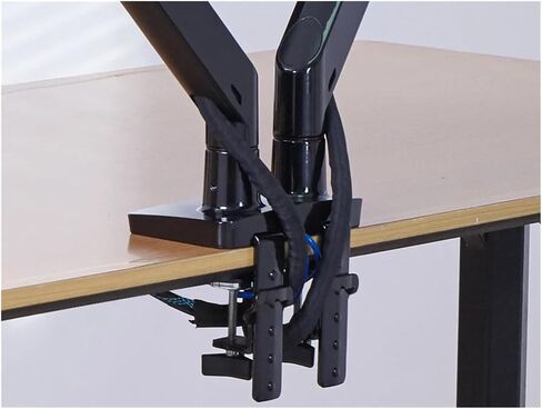 F195A الألومنيوم 22-32 بوصة شاشة LCD مزدوجة LED التثبيت ذراع الربيع الذراع الكامل Motion Motion STAND الحمل 3-12 كجم لكل (فضية) in Kuwait