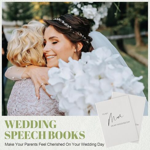 2 Pcs Wedding Toast Books Maid of Honor Best Man Speech Books MOH Groomsmen Speech Booklets Wedding Gift Keepsake from Bride Groom in Saudi Arabia