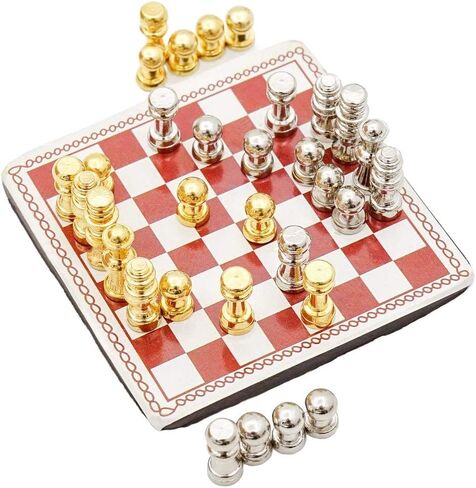 Odoria 1/12 Miniature Chess Board Games Dollhouse Decoration Accessories in Saudi Arabia
