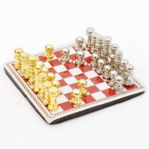 Odoria 1/12 Miniature Chess Board Games Dollhouse Decoration Accessories in Saudi Arabia