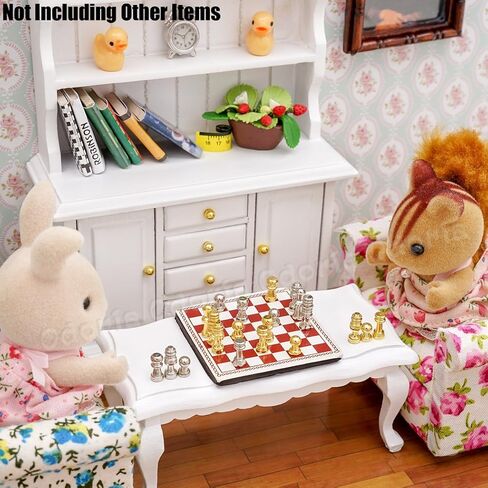 Odoria 1/12 Miniature Chess Board Games Dollhouse Decoration Accessories in Saudi Arabia