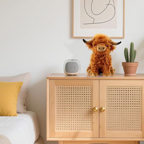 Highland Cow Stuffed Animal Toy, Cute Fluffy Highland Cow Plush Farm Cow Plushies Decor Gifts for Kids (Brown) in Saudi Arabia