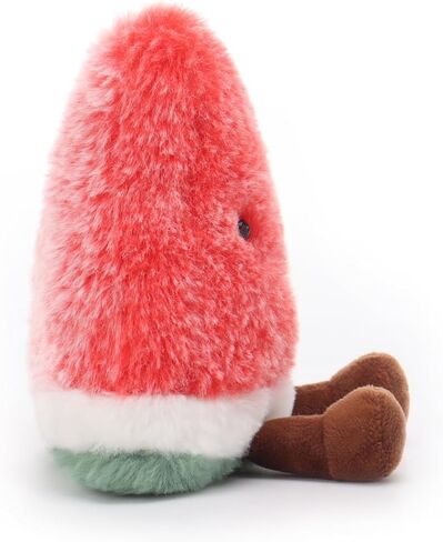 Apricot Lamb Toys Food Plushies Plush Fresh Watermelon Stuffed Fruit Soft Cuddly Perfect for Child in Saudi Arabia