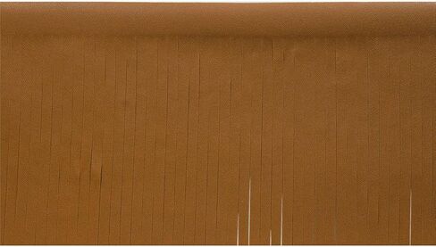 Trims by the Yard 4" Matte Finish Vegan Leather Fringe Trim, Black (5 Yard Cut) in Kuwait