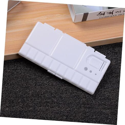 Angoily 25-Grid Foldable Plastic Watercolor Pigment Box for Artists and Students Portable Watercolor Paint Pan Closure for Painting and Craft Projects in Saudi Arabia