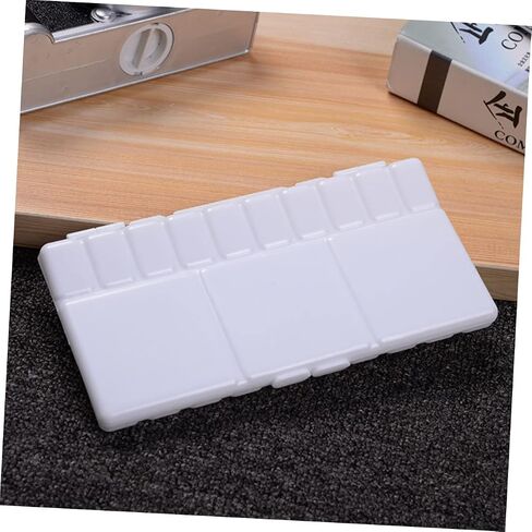 Angoily 25-Grid Foldable Plastic Watercolor Pigment Box for Artists and Students Portable Watercolor Paint Pan Closure for Painting and Craft Projects in Saudi Arabia