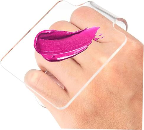 2pcs Nail Decorations for Nail Art Fingernail Polish Palette Manicure Makeup Eyeliner Mixing Trays in Saudi Arabia