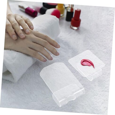 2pcs Nail Decorations for Nail Art Fingernail Polish Palette Manicure Makeup Eyeliner Mixing Trays in Saudi Arabia