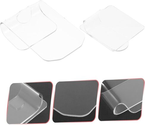2pcs Nail Decorations for Nail Art Fingernail Polish Palette Manicure Makeup Eyeliner Mixing Trays in Saudi Arabia