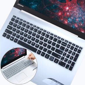2PCS Keyboard Cover for Lenovo IdeaPad 3 15.6'' /Lenovo Yoga C740 C940 15.6 /Lenovo Ideapad 320 330 330s 340s 520 S540 720s 130 S145 L340 S340 V330 V130 /ThinkBook 15 (Not fit Lenovo ideaPad 5)