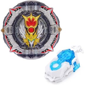 Battling Tops Burst Dynamite Booster B-185 Vanish Fafnir Tapered Kick-3 with Right/Left Spin Bey Blades Launcher, Gaming Top Spinning Toy Gift for Boys (B-185)