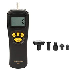 Tachometer Smart Sensor Tachometer Gauge Marker 0.5-19999 RPM Hand Tachometer Contact Rotation Meter Tach Digital Photo Speed Tachometer with LCD Backlight