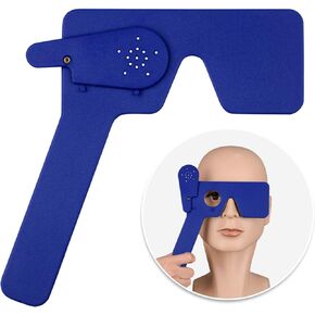 Ophthalmic Eye Occluder with 14 Holes for Ophthalmologists, Orthoptists and Optometrists to Eye Exam（Black）