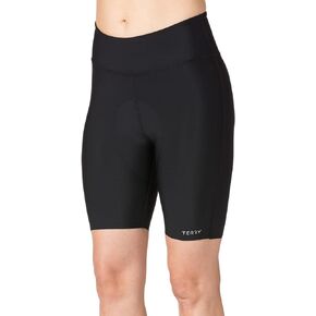 Terry Bike Shorts Women Padded Cycling Shorts, Chill 7 Inch Inseam Moisture Wicking Compression Flex Air Lite Bike Chamois