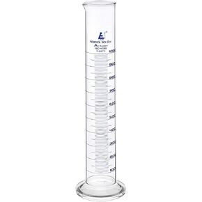 EISCO Graduated Cylinder, 1000ml - Class A Tolerance ±5.00ml - Round Base - Blue Graduations - Borosilicate 3.3 Glass