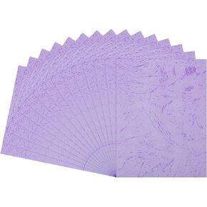 PATIKIL 12Mil Paper Binding Presentation Covers for A4 and Letter Size(8.5x11Inches) Paper, 100Pcs 180gsm Textured Bookbinding Paper for Business and Report, Purple
