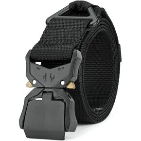 Mens Tactical Belt, Quick Release 1.5" Gun Belts for Men Concealed Carry Holster Work Belt