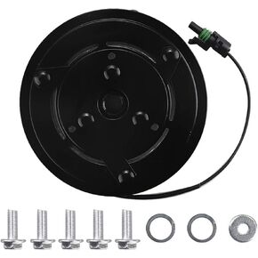 AC Compressor Clutch Pulley Coil 1 Wire 2 Grooves 12V Air Conditioning Repair Kit