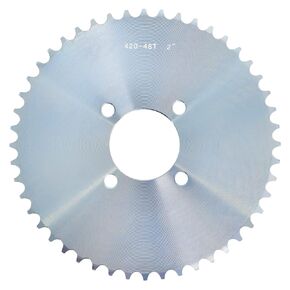 Go Kart Sprocket, 48 Tooth for #40/41/420 Chain, Sprocket for Go Carts & Mini Bikes