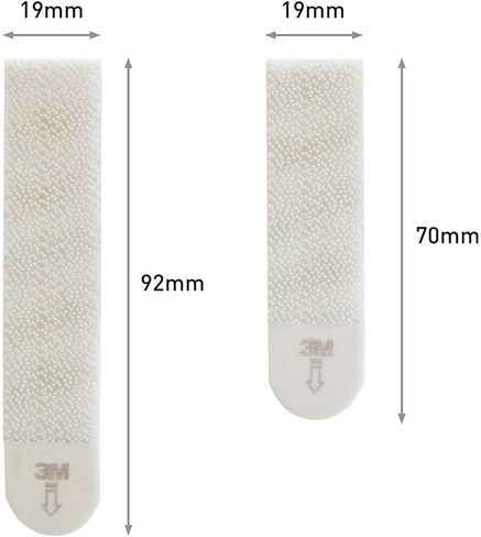 Command Medium and Large Picture Hanging Strips, Damage Free Hanging Picture Hangers, No Tools Wall Hanging Strips for Living Spaces, White, 4 Medium Pairs and 8 Large Pairs in Saudi Arabia