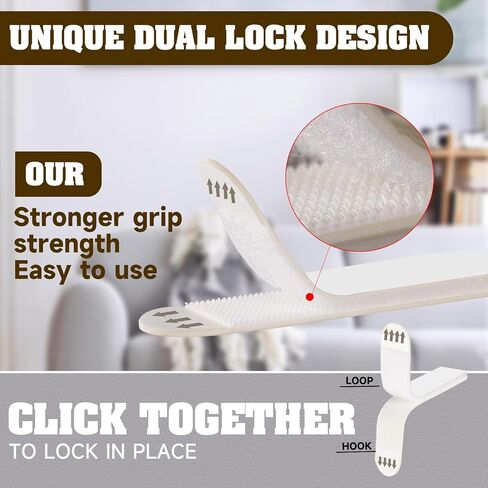 JUNEBRUSHS 48Pairs Picture Hanging Strips, Heavy Duty Adhesive Strips 3.7×0.8 in Damage Free Removable Picture Hanging Strips, Large Strips for Photo, Pictures, Frames, Mirrors, Wall Decor and Signs in Saudi Arabia