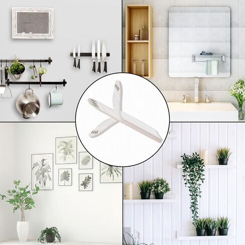 JUNEBRUSHS 48Pairs Picture Hanging Strips, Heavy Duty Adhesive Strips 3.7×0.8 in Damage Free Removable Picture Hanging Strips, Large Strips for Photo, Pictures, Frames, Mirrors, Wall Decor and Signs in Saudi Arabia