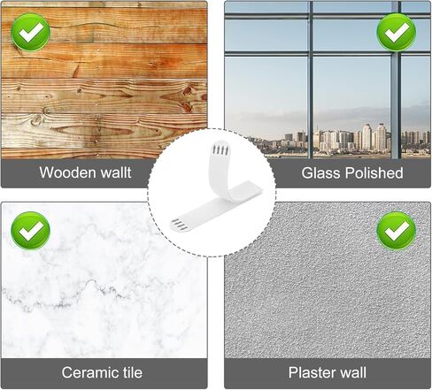 60 Pieces Strips Strips Large Picture Hanging Strips，Non Destructive and Detachable Strips Heavy Duty，Suitable for Christmas Decorations in Kuwait