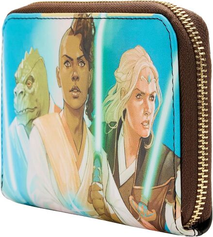 محفظة Loungefly Star Wars The HIGH Republic بغطاء هزلي بسحاب حول المحفظة in Saudi Arabia