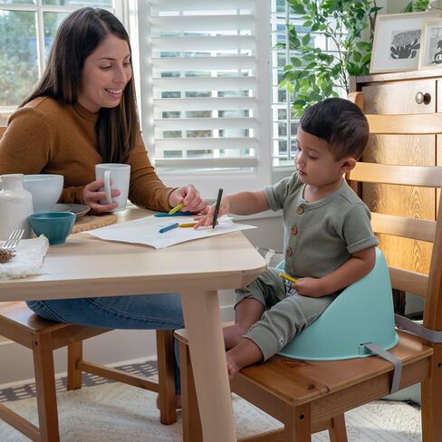 Ingenuity: ity by Ingenuity Simplicity Seat Easy-Clean Baby Booster Feeding Chair – Oat in Saudi Arabia
