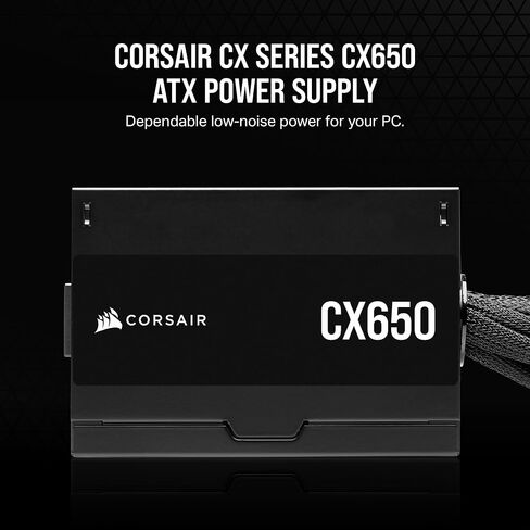 CORSAIR CX550 80 Plus Bronze Non Modular Low-Noise ATX 550 Watt Power Supply - NA - Black in Saudi Arabia