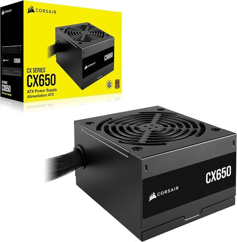 CORSAIR CX550 80 Plus Bronze Non Modular Low-Noise ATX 550 Watt Power Supply - NA - Black in Saudi Arabia