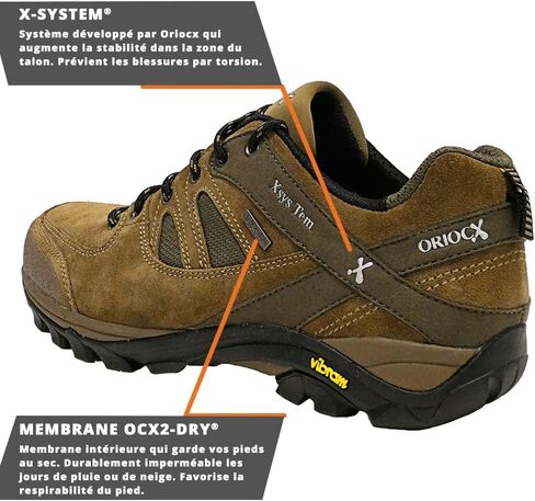 Oriocx Viguera - حذاء رحلات مقاوم للماء مع غشاء داخلي، حذاء مريح للمشي لمسافات طويلة - للجنسين in Saudi Arabia