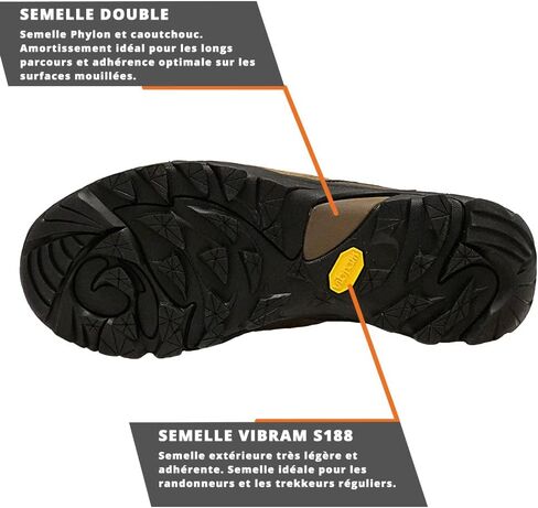 Oriocx Viguera - حذاء رحلات مقاوم للماء مع غشاء داخلي، حذاء مريح للمشي لمسافات طويلة - للجنسين in Saudi Arabia