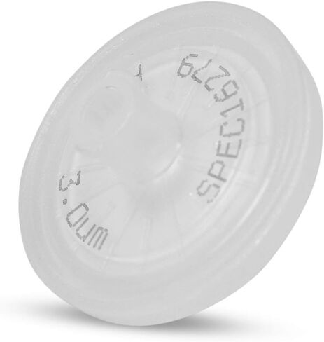Tisch Brand SPEC16279 مرشح حقنة بولي تترافلوروإيثيلين PTFE، 3um، 25 مم، قفل مزدوج، 1/pk/100 لكل عبوة | قابلية التبلل: مسعور | الحد الأقصى لدرجة حرارة التشغيل: 60 درجة مئوية | in Kuwait