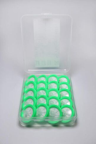 مرشح حقنة PTFE، قطر 25 مم، حجم المسام 0.22 ميكرومتر، عبوة غير معقمة مكونة من 20 قطعة (عبوة من 20 قطعة، 0.22 ميكرومتر، PTFE) in Kuwait