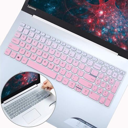 2 Pack Keyboard Cover for Lenovo IdeaPad 3 3i 15.6'' 17.3'' /Lenovo Yoga C740 C940 15.6 /Lenovo Ideapad 320 330 330s 340s 520 S540 720s 130 S145 L340 S340 V330 V130 /ThinkBook 15 Keyboard Skin in Kuwait