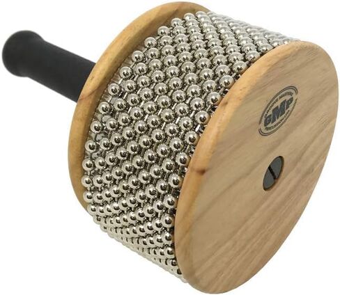 GMP Cabasa - Medium or Large | Authentic Wood, Soft-Grip Handle, and Metal Beaded Chain Shaker - For Students, Classroom and Performance (Medium (Standard)) in Saudi Arabia