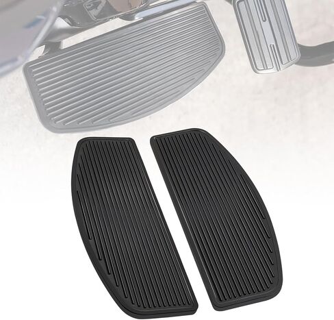 حشوات لوح قدم الراكب حشوات أرضية السائق متوافقة مع Harley 1986-2024 Touring Street Glide Road Glide Road King Electra Glide Softail in Kuwait