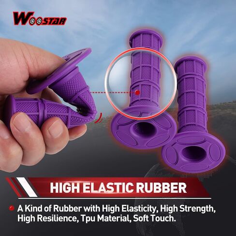 WOOSTAR 22mm Standard 7/8" Throttle Handle Grips YL-E033-131-143 in Saudi Arabia