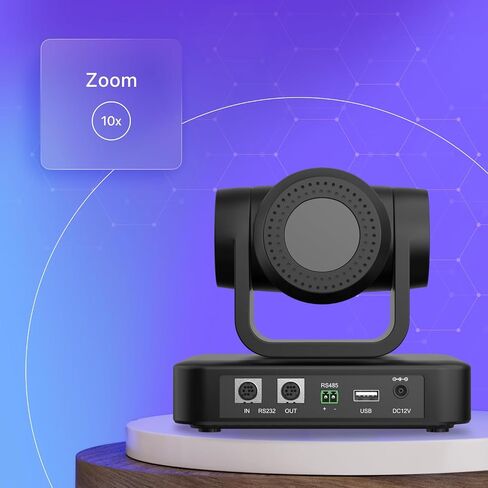 BZB GEAR PTZ 3X/10X Zoom 1080P FHD USB 2.0/RS232 Huddle Room Camera in Saudi Arabia