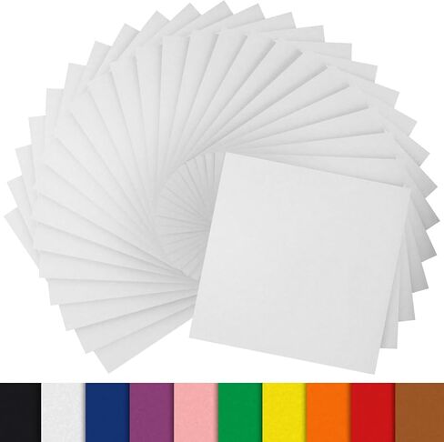 90pcs Self-Adhesive Felt Sheets, 4"x4", Black Felt, Felt Fabric Sheets, Nonwoven Felt for DIY and Sewing Projects, Square Felt. in Saudi Arabia