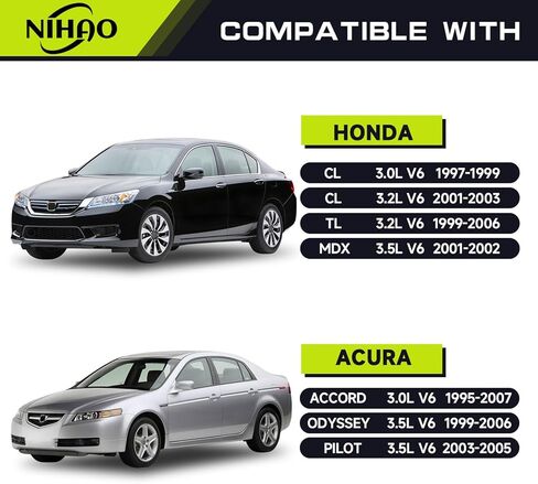 17728 Automotive Replacement Starter Compatible with Honda Accord, Odyssey, Pilot, Acura CL TL MDX, 3.0L 3.2L 3.5L Engine, Replacement Number# 06312-P8A-5050 in Kuwait