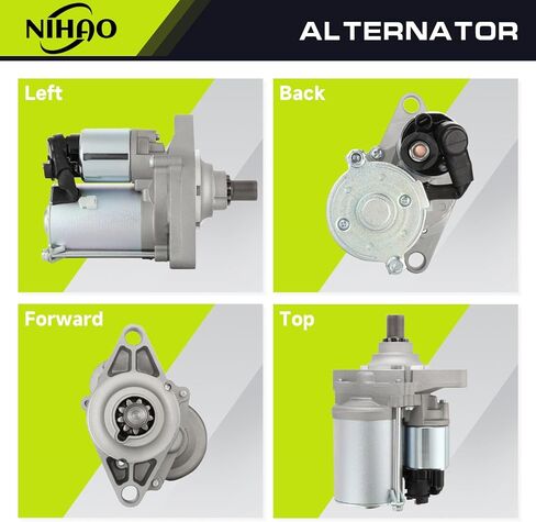 17728 Automotive Replacement Starter Compatible with Honda Accord, Odyssey, Pilot, Acura CL TL MDX, 3.0L 3.2L 3.5L Engine, Replacement Number# 06312-P8A-5050 in Kuwait