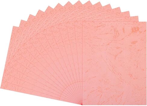 PATIKIL 12Mil Paper Binding Presentation Covers for A4 and Letter Size(8.5x11Inches) Paper, 100Pcs 180gsm Textured Bookbinding Paper for Business and Report, Pink in Saudi Arabia