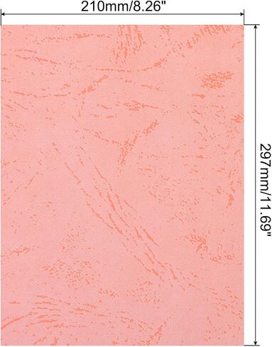 PATIKIL 12Mil Paper Binding Presentation Covers for A4 and Letter Size(8.5x11Inches) Paper, 100Pcs 180gsm Textured Bookbinding Paper for Business and Report, Pink in Saudi Arabia