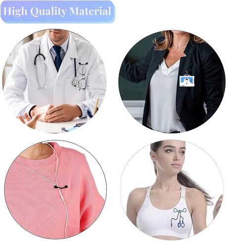 6 Pack Magnetic Eyeglass Holder for Shirt Magnetic Badge Holder Sunglasses Pin Glasses Holder Stand ID Name Tags for Clothes in Saudi Arabia