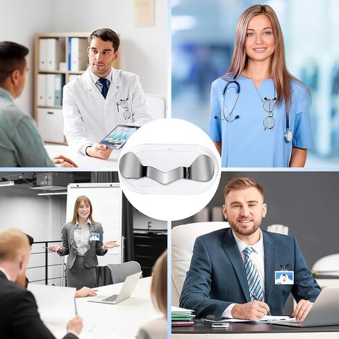 6 عبوات من حامل النظارات المغناطيسي للقميص، حامل شارة مغناطيسي، نظارات شمسية، حامل نظارات، حامل بطاقات تعريف الاسم للملابس in Saudi Arabia